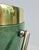 Vintage C.1960's Italian Aldo Tura Malachite Green Goatskin & Brass Lidded Ice Bucket For Sale - Image 12 of 18