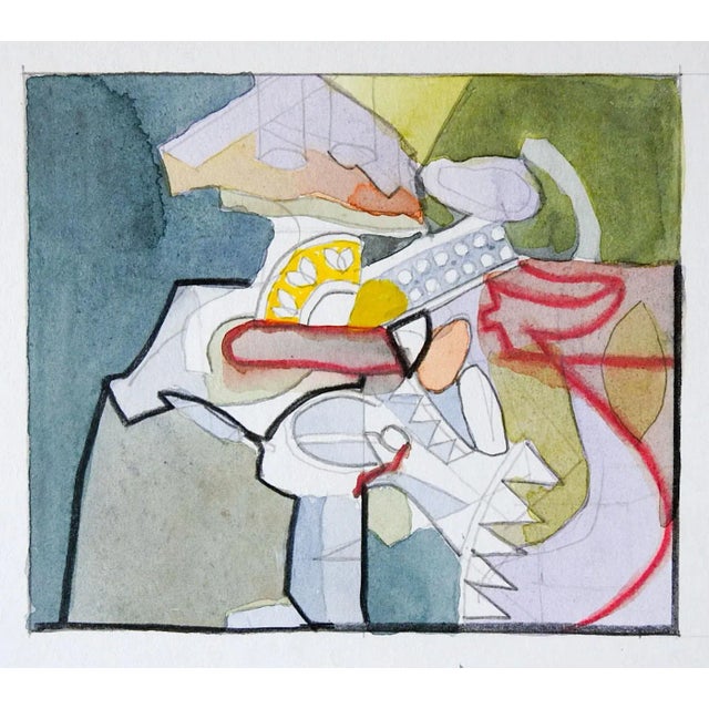 Late 20th Century Late 20th Century Small Abstract Studies Painting For Sale - Image 5 of 7