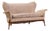 Ben Seibel Mid Century Walnut Gala Settee Sofa For Sale