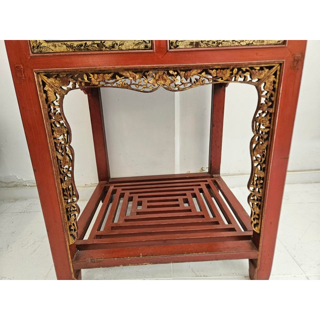 Blue Lacquered Table in wood For Sale - Image 3 of 6