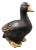 Lastra Portugal Goose in Guild Black Ceramic, 1980s For Sale