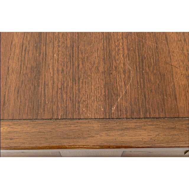 Mid 20th Century Vintage Marquetry Single Drawer End Tables —a Pair For Sale In New York - Image 6 of 9