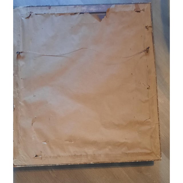 Market found. I love the classic nature of this original fruit still life in a traditional cache pot on panel in a Antique...