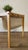Wood Mid-Century Modern Danish Oak and Fabric Side Table with Magazine Rack from BRDR Furbo, 1960s For Sale - Image 7 of 18