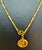 24 Karat Pure Gold Hand Made Yellow Gold Coin Necklace, 10.8 Gm, 18 Inch For Sale In New York - Image 6 of 18