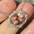 Natural Morganite Diamond Necklace 14k Gold 10.67 TCW Certified For Sale - Image 4 of 11