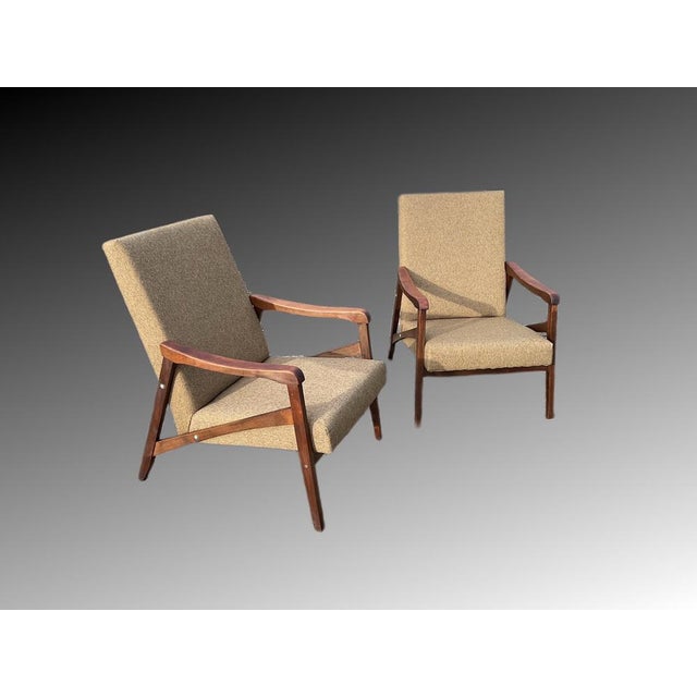 Set of Armchairs by Jiří Jiroutek for Interier Praha, 1960s For Sale - Image 4 of 17