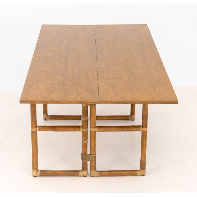Lyda Levi X McGuire Company Gate Leg Console Table For Sale - Image 10 of 11