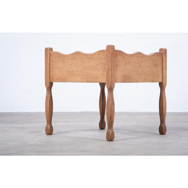 Oak Planter Stand by Henning Kjærnulf, Denmark, 1960s For Sale - Image 4 of 8