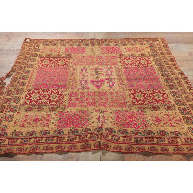 Mid-18th Century Antique Greek Islands Composite Panel, 03'08 X 03'11 For Sale - Image 10 of 13