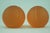 1970s Orange Sandblasted Murano Glass Tennis Balls Paperweights from La Murrina, Italy, 1970s, Set of 2 For Sale - Image 5 of 18