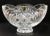 An Early 21st Century round centerpiece bowl by Waterford, their "Heritage of Ireland" pattern. Clear crystal with a cut...