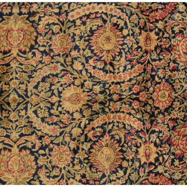 Early 20th Century Antique Kerman Persian Handmade Rug-11′5″ × 16′2″ For Sale - Image 11 of 13