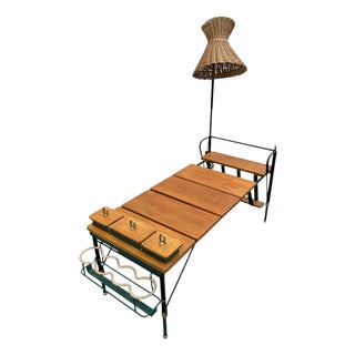 Leather-Covered Coffee Table by Jacques Adnet, 1950s For Sale