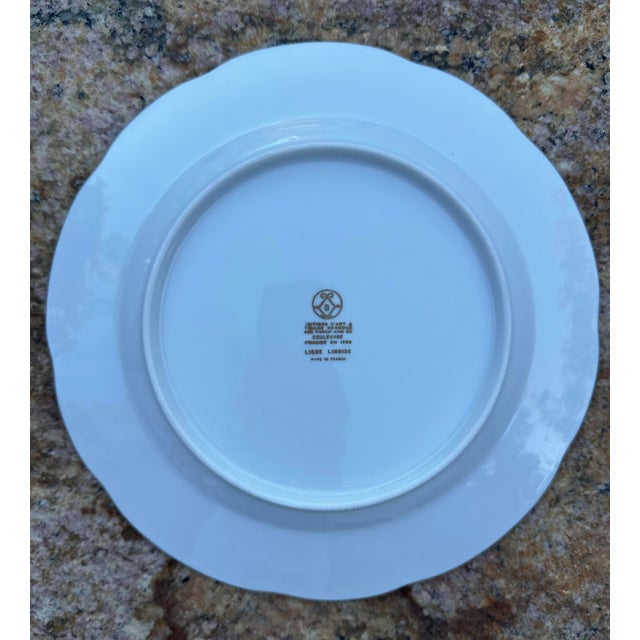 Vintage French Hand Painted Cherubs Gold Gilt Red Porcelain Decorative Plate For Sale - Image 10 of 10