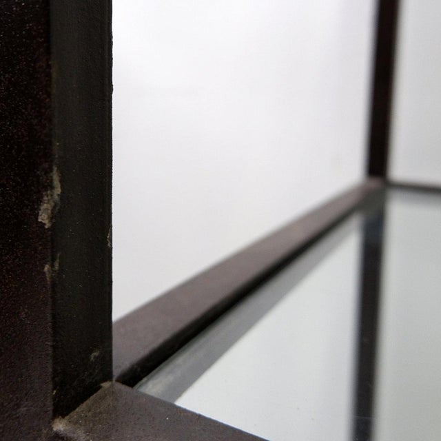 Vintage Pagoda Style Shelves in Black Metal, 1980s For Sale - Image 9 of 15