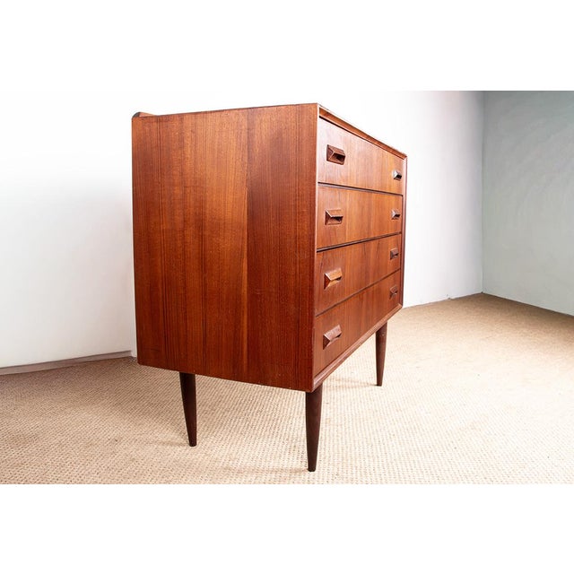 Danish Teak Chest of Drawers by Borge Mogensen for Søborg Mobelfabrik, 1960s For Sale - Image 6 of 18