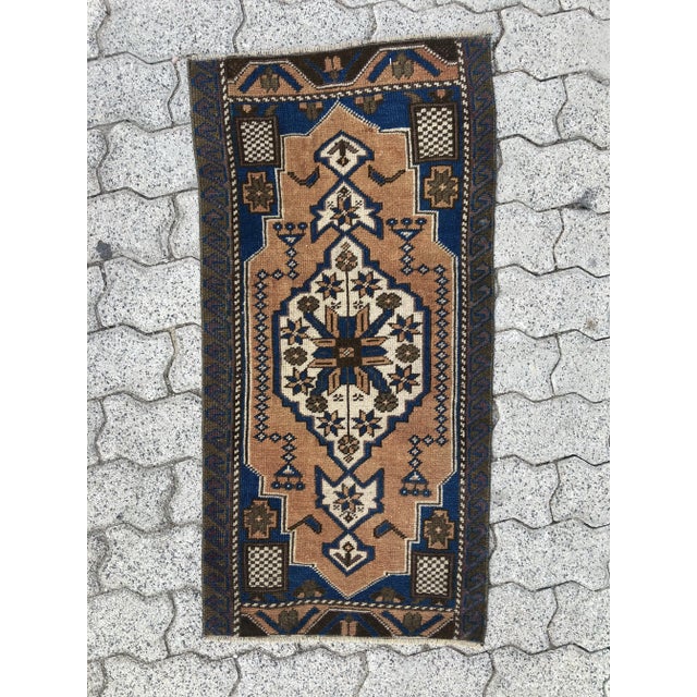 Vintage Handmade Traditional Rug For Sale - Image 6 of 6