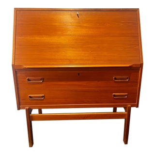 Danish Teak Secretary Desk by Arne Wahl Iversen For Sale