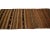 Contemporary 1960s Vintage Orange & Brown Striped Kilim Rug- 4′1″ × 10′4″ For Sale - Image 3 of 7
