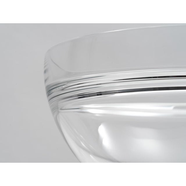 Set of Two Clear Blown Glass Incalmo Vases by Barbini Murano, 1970s For Sale In Los Angeles - Image 6 of 10