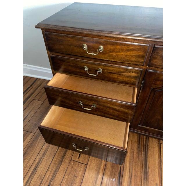 Brown 1960s Mahogany Henkle Harris Dresser For Sale - Image 8 of 9