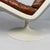 Space Age Italian Brown Leather and White Plastic Armchair by Play, 1970s For Sale - Image 16 of 18