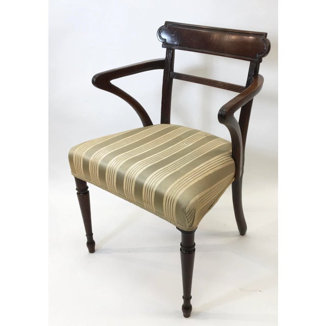 Early 19th Century Regency Mahogany Arm Chair For Sale In New York - Image 6 of 9
