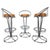 Vintage Space Age Italian Bar Stools, 1970, Set of 3 For Sale - Image 14 of 14