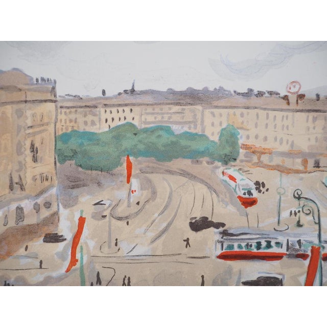 Albert Marquet, Vienna, The Ring, 1947, Original Color Lithograph For Sale - Image 4 of 9