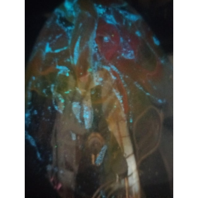 Orange Sun Egg Lamp by Florea Silviu For Sale - Image 8 of 9