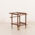 Mid-Century Modern Vintage Brass and Teak Bar Cart, 1960s For Sale - Image 3 of 13
