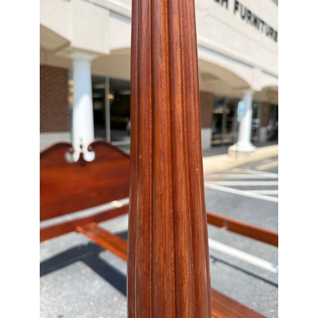 Vintage King Size Cherry Bed Frame by Y&j Furniture For Sale - Image 14 of 18