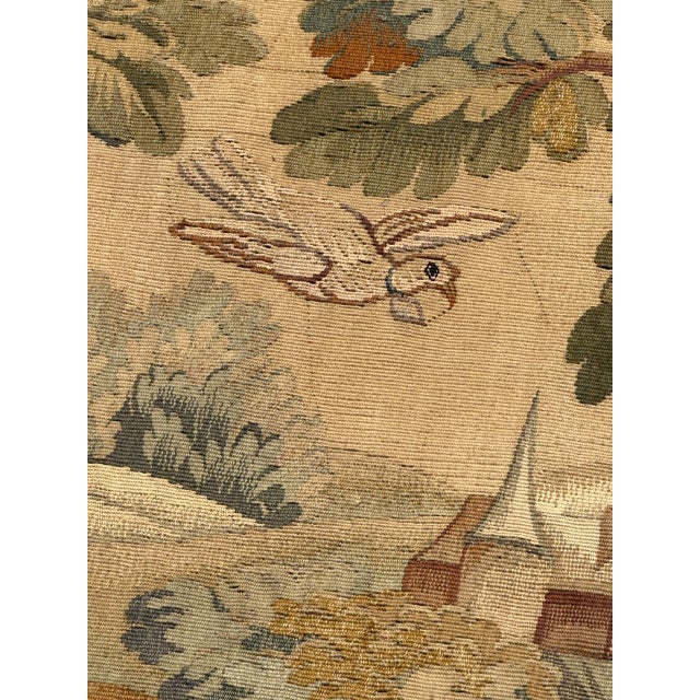 Antique French Handwoven Aubusson Tapestry, 1890s For Sale - Image 9 of 18