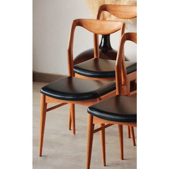 Vintage Scandinavian Teak Chairs, 1960s, Set of 6 For Sale - Image 14 of 18