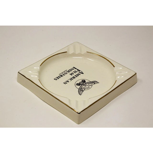 Vintage American Film Industries Incorporated Large Ceramic Ashtray For Sale - Image 11 of 13