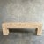 Reclaimed Elm Wood Beam Style Console Table For Sale - Image 4 of 10
