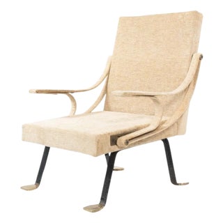 Digamma Armchair attributed to Iganzio Gardella, 1960s For Sale