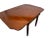 American 19th C. Sheraton Drop Leaf Table on Casters For Sale - Image 3 of 11
