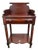 Antique 19th Century Early American Empire Style Mahogany One Drawer Wash Stand Side Table For Sale