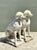 Vintage Cast Concrete Dogs - A Pair For Sale In West Palm - Image 6 of 12