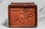Stunning Hand Carved Antique Victorian Wood Trunk Box Floral Keepsake Casket Home Decor For Sale - Image 12 of 14