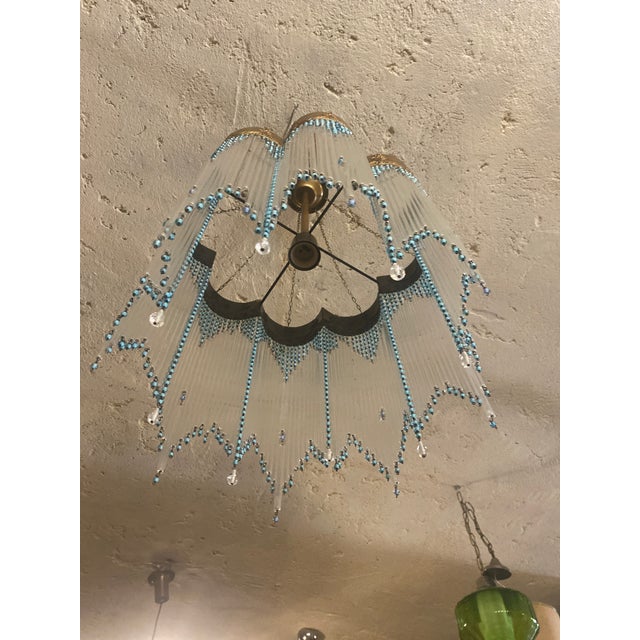 1950s Vintage Chandelier, 1950s For Sale - Image 5 of 12