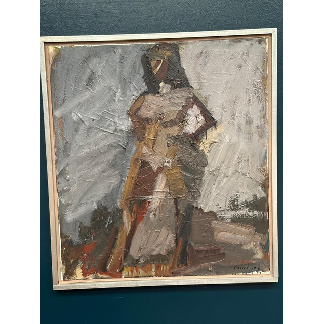 Juho Suni, Nude Woman, 1950s, Oil on Canvas, Framed For Sale - Image 15 of 18