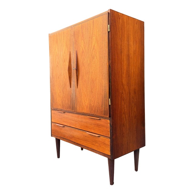Chest of Drawers with Hinged Doors & Lock, Denmark For Sale