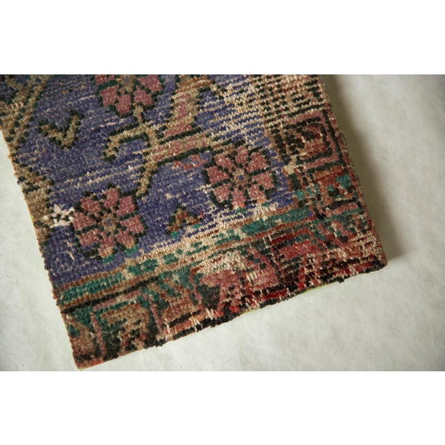 Decorative Vintage Anatolian Rug Fragment Art For Sale In New York - Image 6 of 6