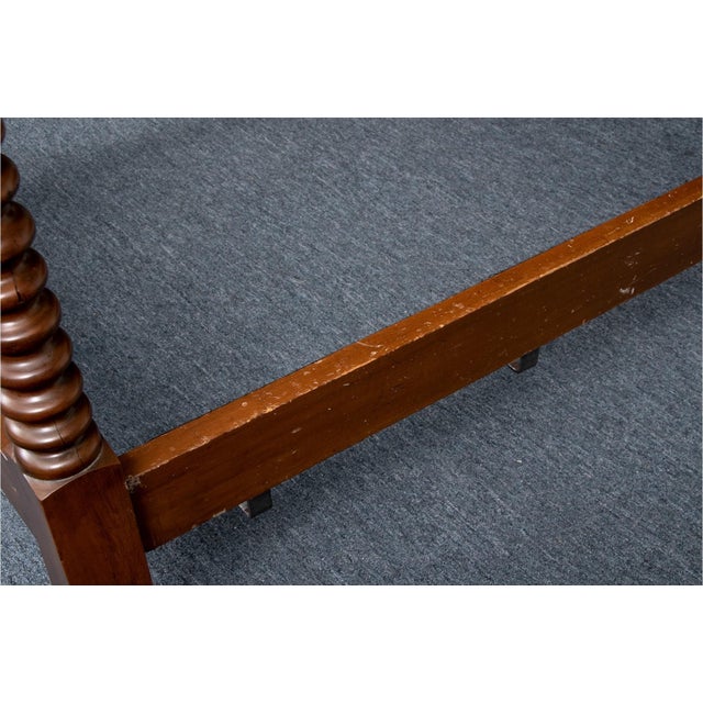 Vintage Jenny Lind Style Bobbin Turned Bed Frame For Sale - Image 9 of 11