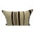 Turkish Hemp Pillow Cushion Natural Beige Dark Brown Pillow Cushion Cover 16" x 24" For Sale
