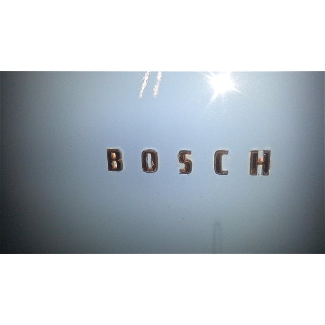 Industrial German Fridge in Blue and White from Bosch, 1950s For Sale - Image 3 of 6