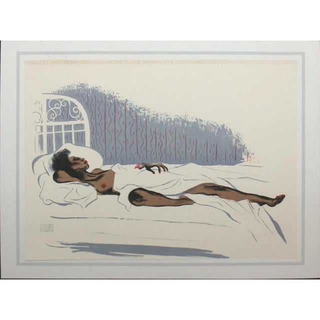 1940s Al Hirschfeld Harlem Coco Venus Limited Edition Lithograph Print For Sale - Image 5 of 5